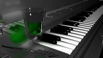 Piano Alcohol Wallpaper