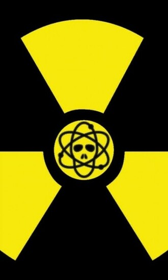 Yellow Symbol Radioactive Radiation Simple Wallpaper