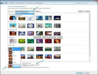 Choose A Position For The Pictures In Slideshow You Can