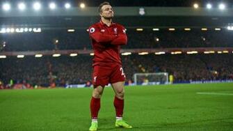 Xherdan Shaqiri S Two Late Goals Help Liverpool Sink Manchester