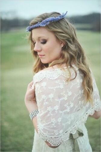 Boho Chic Wedding Dresses Shawl
