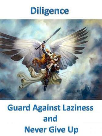Diligence Virtues Angel Warrior Art Wallpaper