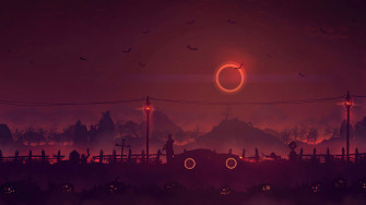Halloween Night Graveyard Minimalist 4k Wallpaper iPhone HD Phone
