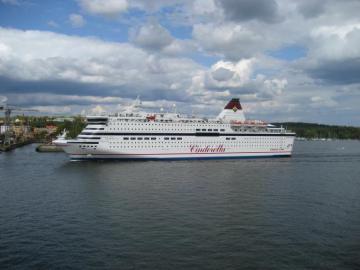 Scandinavian Ferry Travel Wallpaper