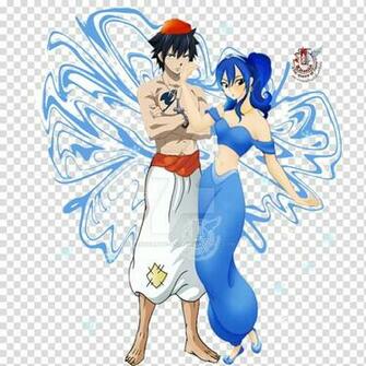 Gray And Juvia Crossover Transparent Background Png Clipart