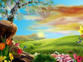 Easter HD Desktop Background Wallpaper Eggs