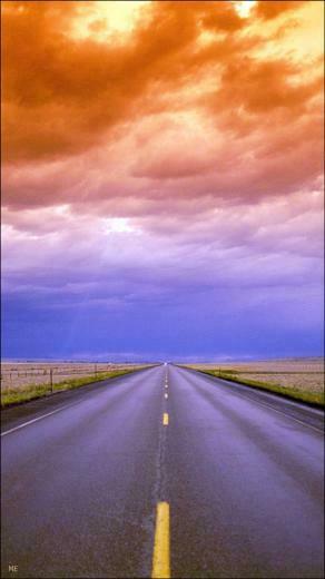 Wide Open Road HD Wallpaper For Mobiles From Masti Entertainment