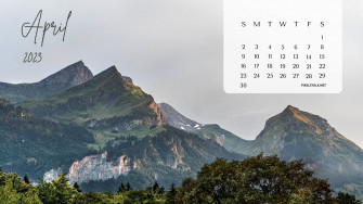 April Calendar Desktop Wallpaper Net