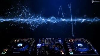Turntables Space Wallpaper