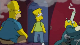 Bart Simpson Weed Wallpaper
