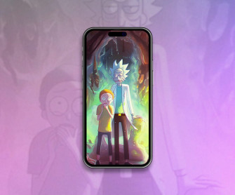 Rick And Morty Street Art Wallpaper