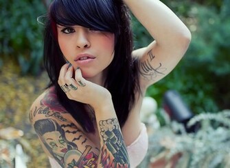 Tattooed Women Wallpaper