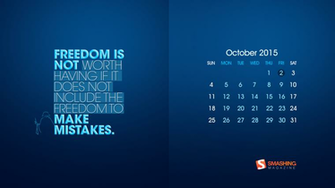 Magazine Desktop Wallpaper Calendar October Windows Theme
