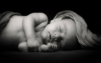 Cute Baby Nice Sleep X Close