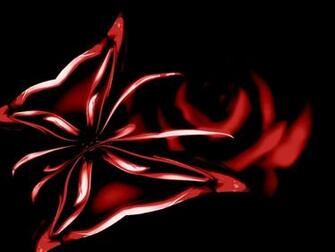 Desktop Wallpaper Red Butterfly Image On Black Background