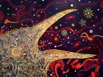 Hippy Retro Bird Wallpaper Myspace Background