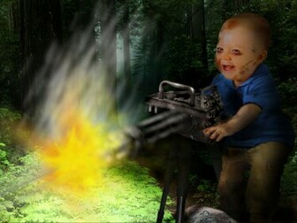 Minigun Baby By Garland220
