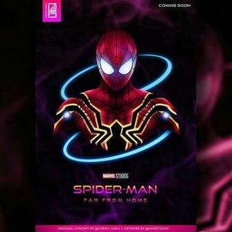 Spider Man Far From Home V Neon Marvel Spiderman