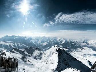 Huez Ski Resort Moutain French Wallpaper In Resolution