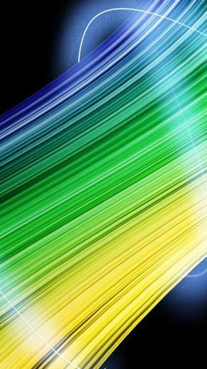 Green And Yellow Lines iPhone Wallpaper 5s
