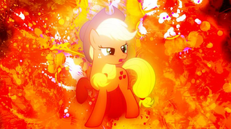 Applejack New Age Splatter Wallpaper Textless By Enemyd