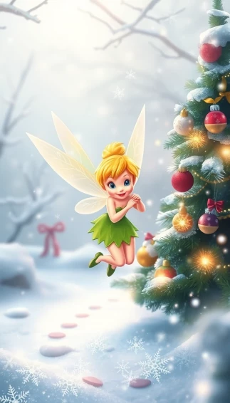 Tinkerbell Christmas Wallpaper