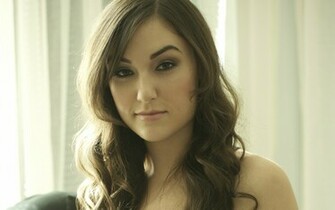 Sasha Grey Actress Brunette Close Up Face Girl Gray Non Nude