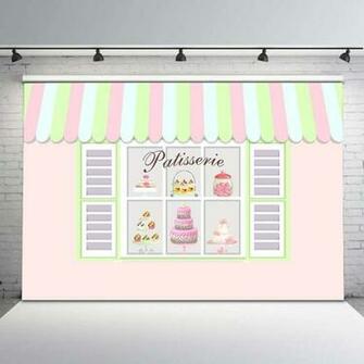 Amazon Mehofoto French Macaron Parisian Party Backdrop