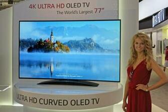 Tv Lg To Show Inch Curved UHD Oled At Ces Businesskorea