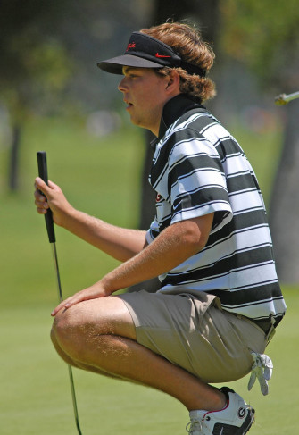 Keith Mitchell In A Striped Polo Wallpaper