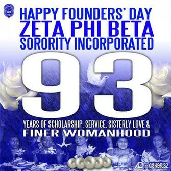 Zeta Phi Beta Sorority Inc 93rd Founders Day By Ashersz