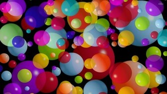 Colorful Bubbles Wallpaper Digital Art