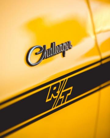 Yellow Dodge Challenger Photo Computer Background Image On