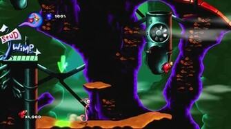 Earthworm Jim Adventure Animation Comedy Cartoon Wallpaper
