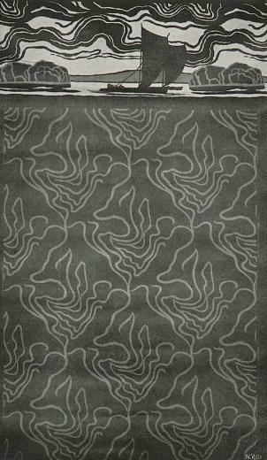 Illustration Walter Leistikow Wallpaper Design And Frieze C1899