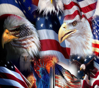 Usa Flag Eagle Wallpaper By Cdooku44