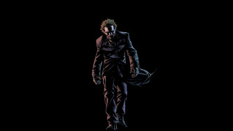 Joker Walking In Dark 4k Wallpaper HD Superheroes
