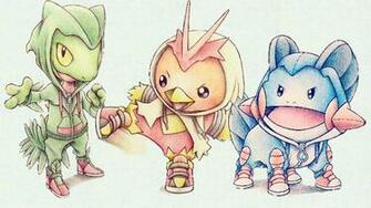 Pokemon Starters Wallpaper