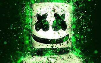Wallpaper Marshmello Green Music Picture HD Photo