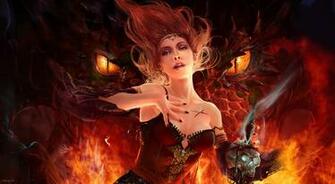 Dragon Woman Google Themes Wallpaper