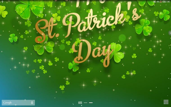 St Patricks Day Background Snowman Wallpaper