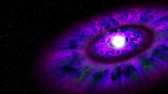 Explosion Purple Electric Scenery Wallpaper Art Ramdesigns