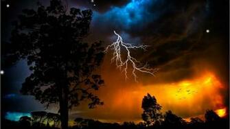 Lightning Computer Wallpaper Desktop Background Id