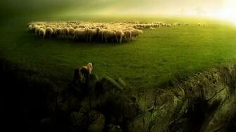 Sheep And Wolf Desktop Pc Mac Wallpaper