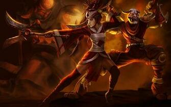 Blood Moon Shen Wallpaper