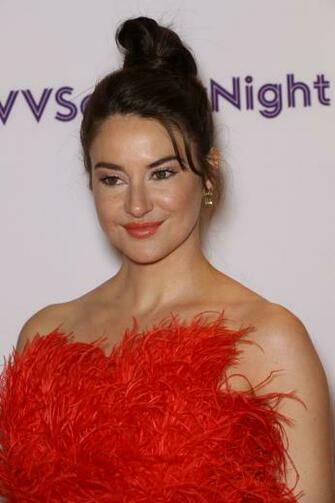 Shailene Woodley In Red Hot Dress At Virgin Voyages Scarlet Night