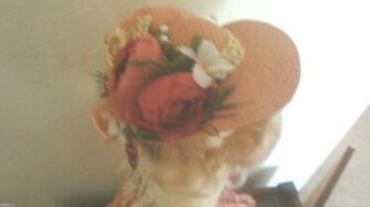 Victorian Heirloom Louis Nichole Porcelain Doll In Rose Lace Gown Mib