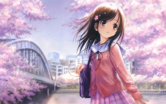 Cute Anime Girl Wallpaper