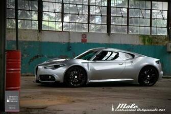 One Off Coachbuilt Alfa Romeo 4c Goes On Display In Turin Evo