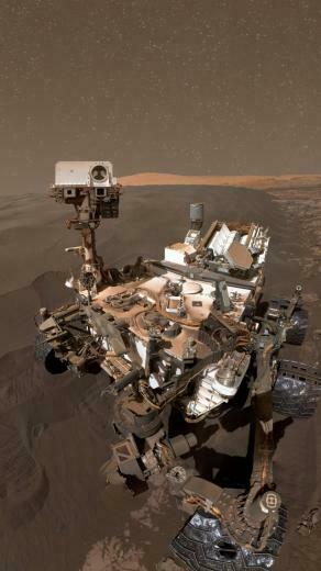 Wallpaper Curiosity Rover Selfie Mars Duna Hi Tech
